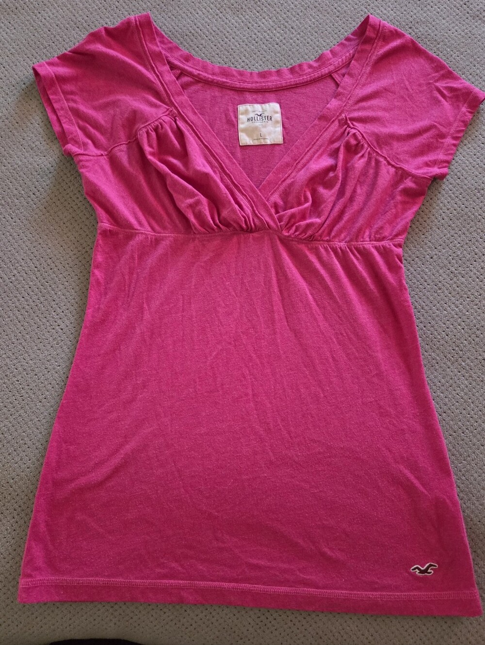 Hollister Bella Swan Vintage Y2K Babydoll Cami Top Pink, Size Large
